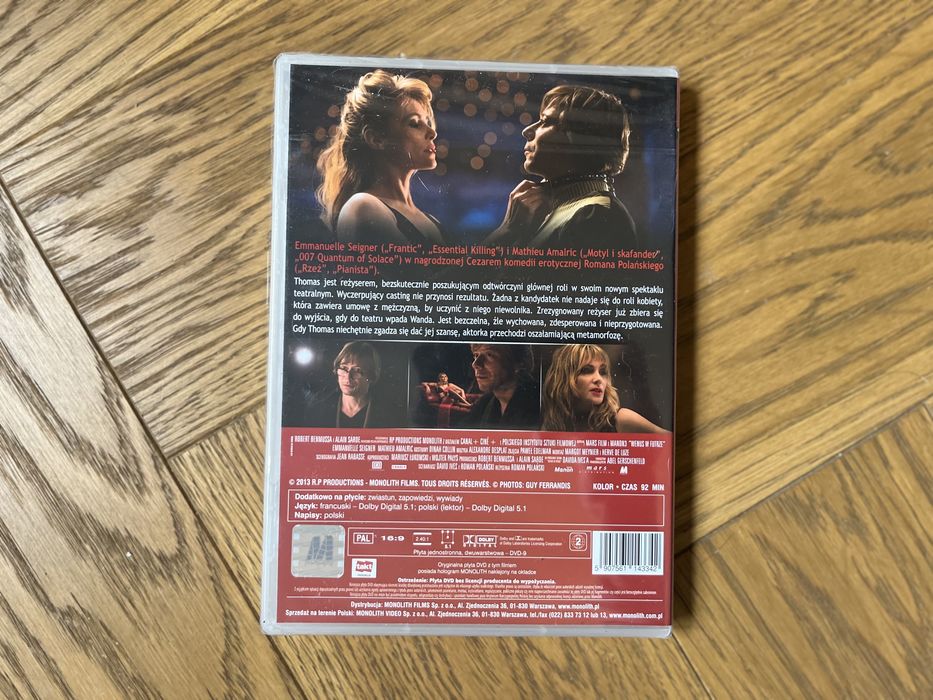 Film na DVD „Wenus w futrze” - Roman Polański - PEREŁKA, folia