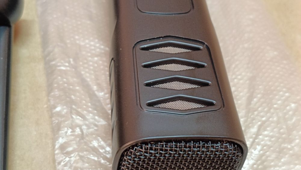 NK Mikrofon kondensacyjny USB - Micro ze statywem filtrem antypopowym
