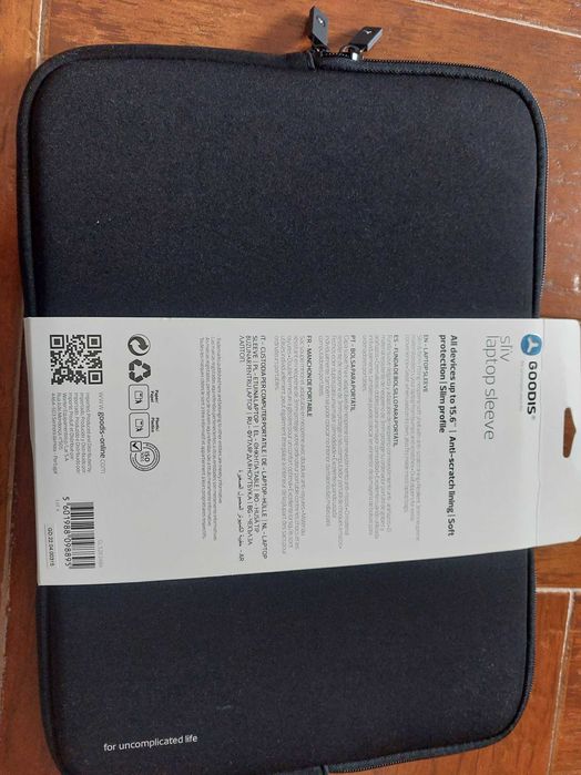 Bolsa protetora de portátil de 15,6 polegadas