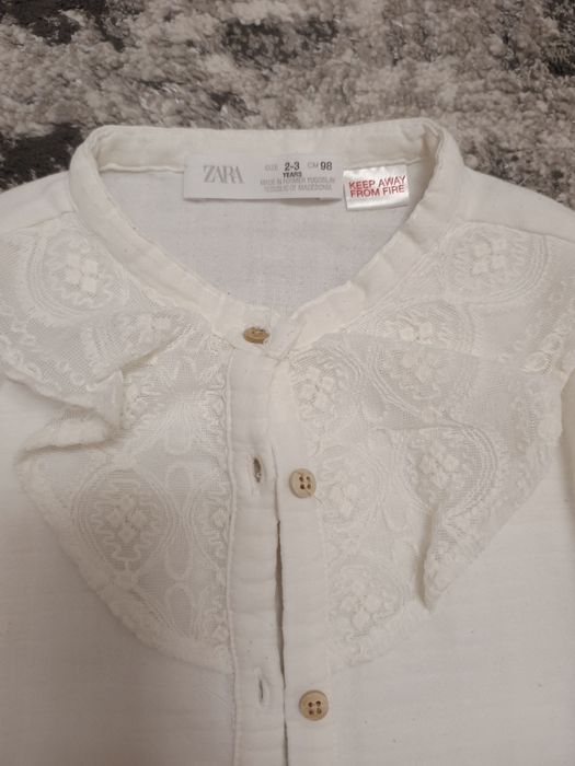 Дитяча нарядна сорочка для дівчинки Zara