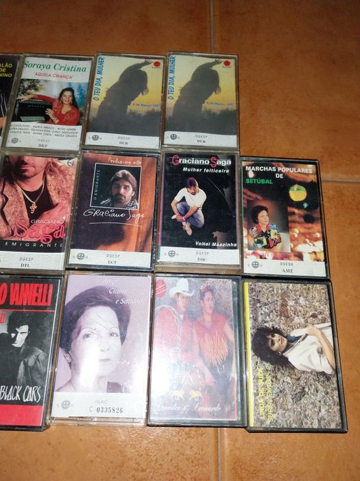 Cassetes de Música Antigas - Lote