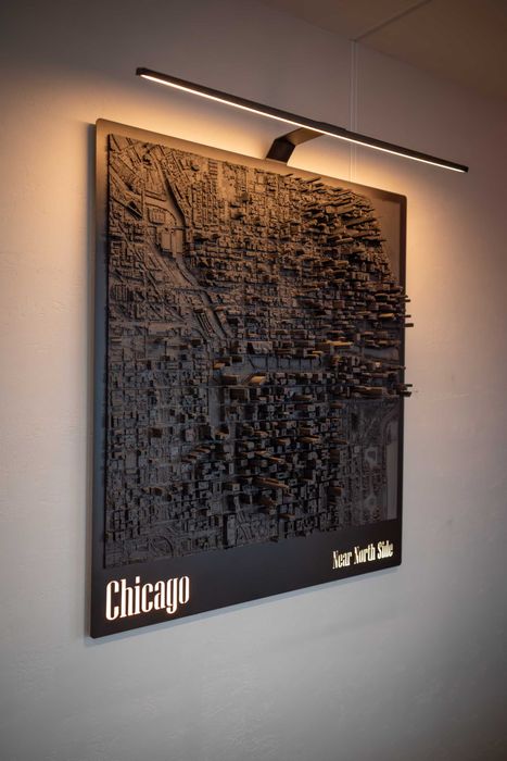 Unikatowy i stylowy obraz 3D Chicago – nowoczesna dekoracja ścienna
