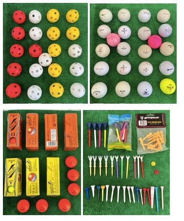 Left-handed POWERBILT CLASSIC Golf set, Cart, Travel bag, used