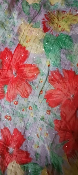 Kolorowy błyszczący szal chusta Pieces