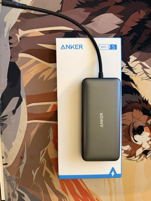 Hub Anker 8 w 1 usb c, eth, hdmi, sd, mikro sd, usb a