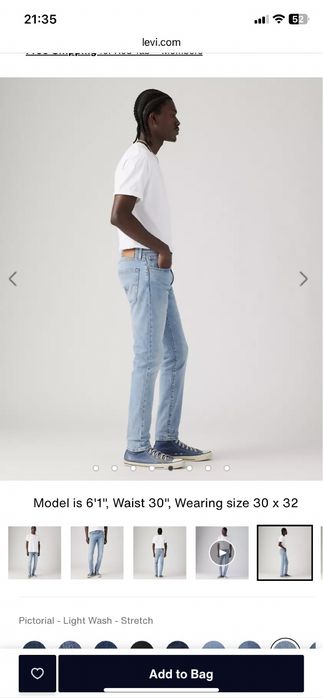 Levi’s levis 512 Slim Taper W32 L30