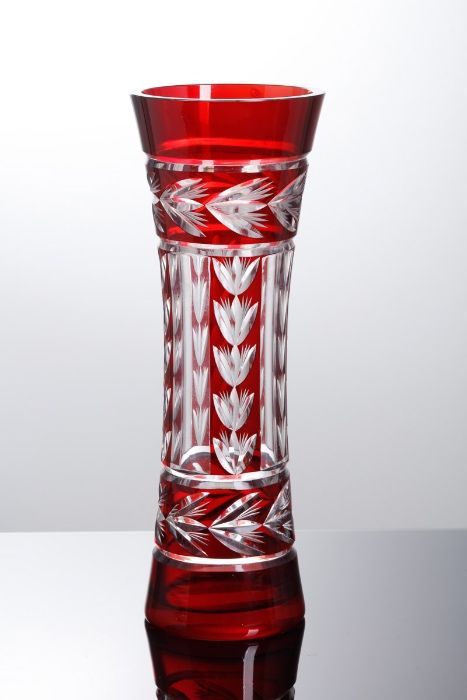 Decanter antigo em cristal moldado