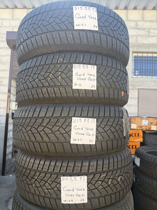 215/55/17 зима Goodyear  2025 год 7.5 мм гарантия