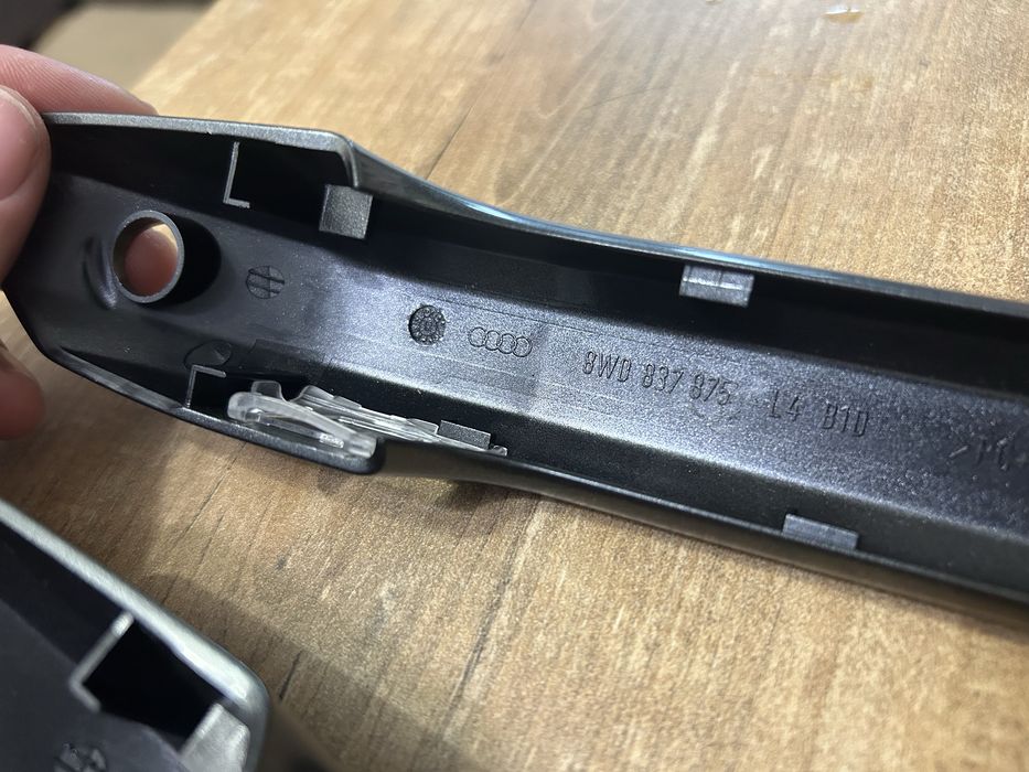 Накладка ручки дверок audi A4 A5 S5 S4 B9 Q5 2017-2021 ліва/права