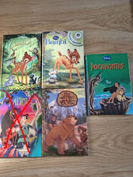 Książki z kolekcji Disney bajki