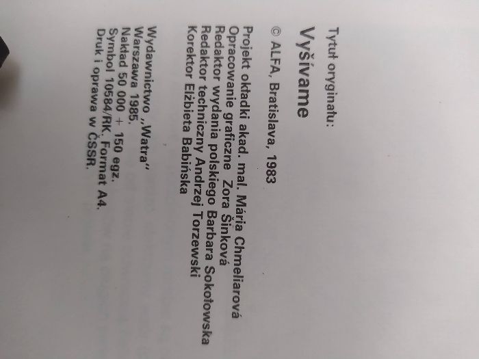 Książka Haftujemy Milina Duchonova 1985 r