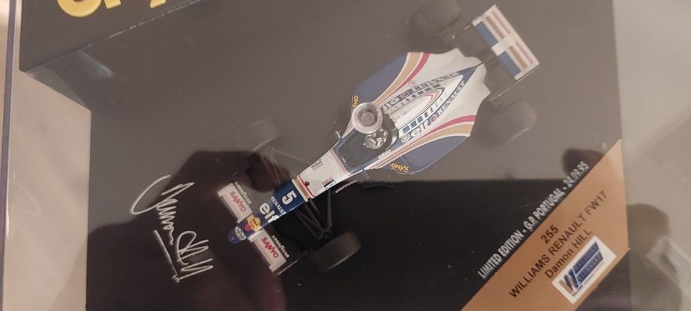 Miniatura F1 Williams Renault FW17 Damon Hill G.P. Portugal 1995