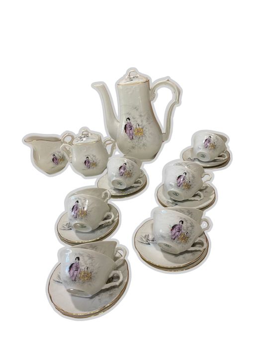 Conjunto de Café Vista Alegre - Oriental