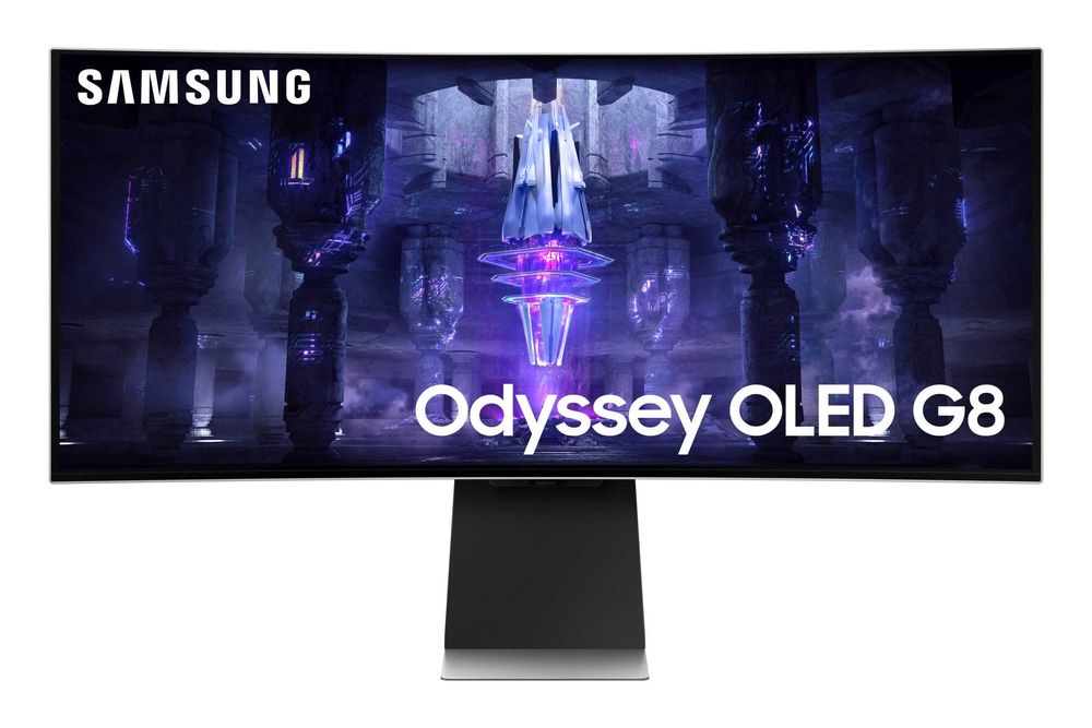 Monitor Curvo Samsung Odyssey G8 34" OLED UWQHD 175Hz – Como Novo
