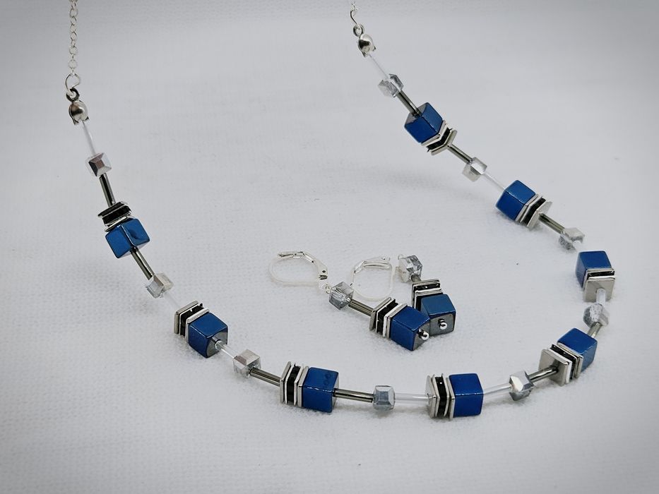 Naszyjnik i kolczyki al'a Coeur de Lion. Handmade