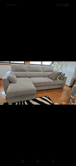 Sofá 3 Lugares iKea EskiLStuna Chaise Longue
