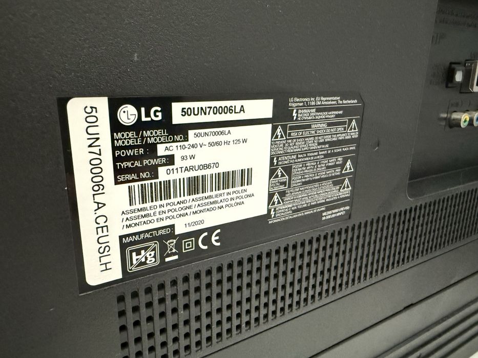 Tv LG 55 50UN70006LA quase sem uso