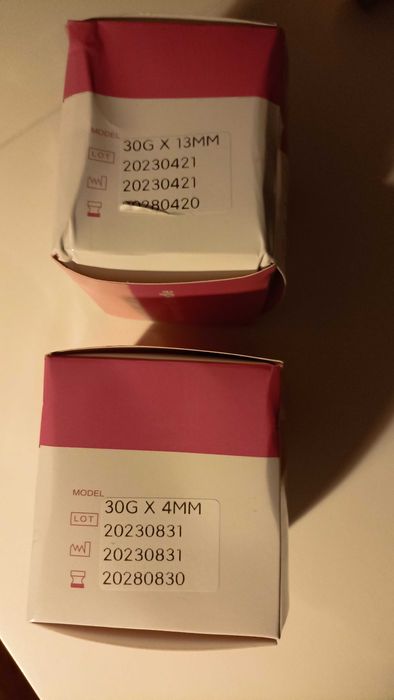 Ampolas de mesoterapia/microagulhamento