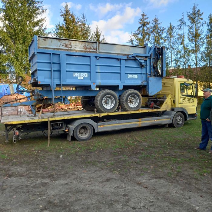 Autolaweta HDS Pomoc Drogowa Transport Koparki Maszyny Rolnicze