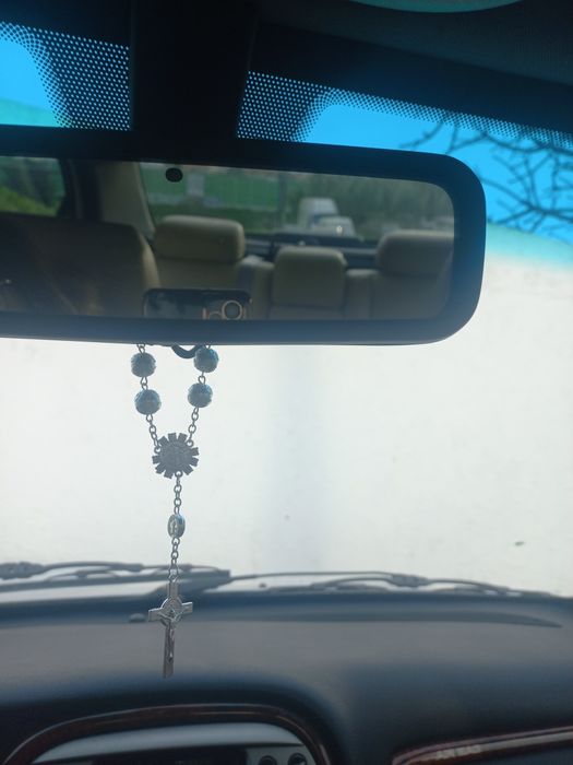 Terço para espelho de carro ou pulseira - Dezena - Rosário