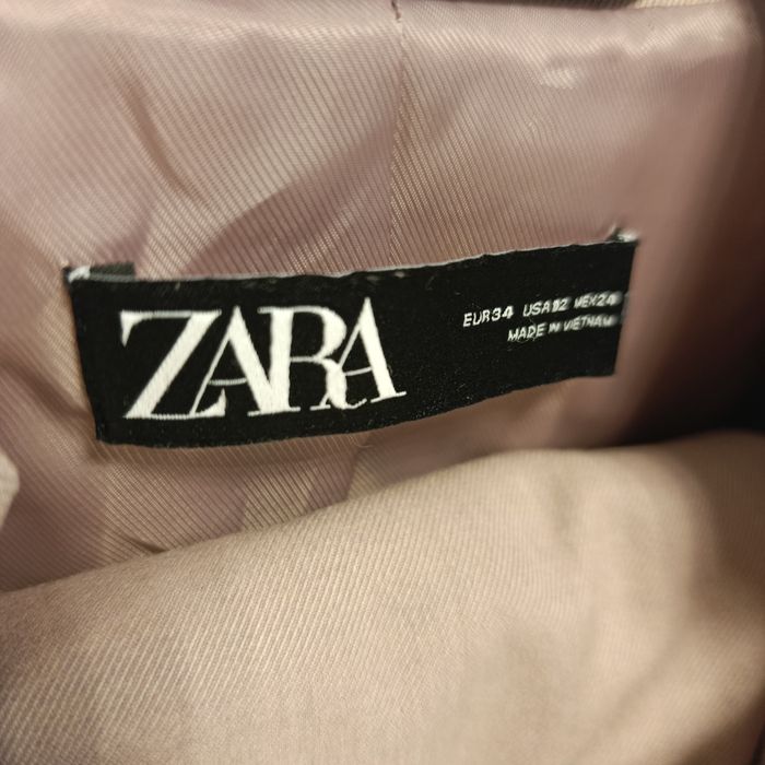 ZARA Women Suit / Elegant Beige Tailored Set  Garnitur Damski 34 Taup