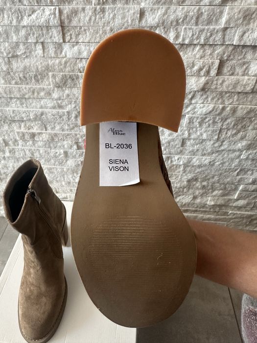 Bootki zamszowe alma en pena roz 37