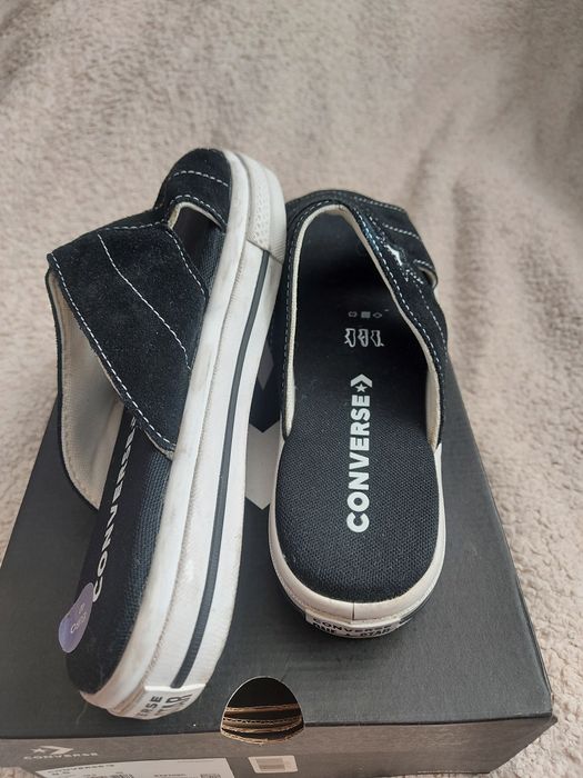 Converse klapki czarne, nowe, 40