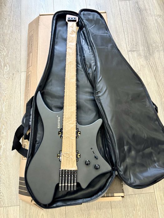 гітара безголова headless galyda, headless guitar