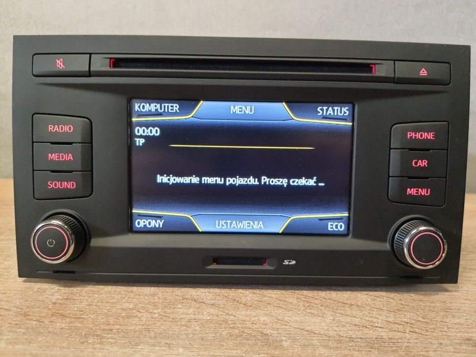 Radio samochodowe SEAT VW MIB Entry VD1 / Bluetooth, AUX, Multimedia LEON 3 III Ibiza Toledo