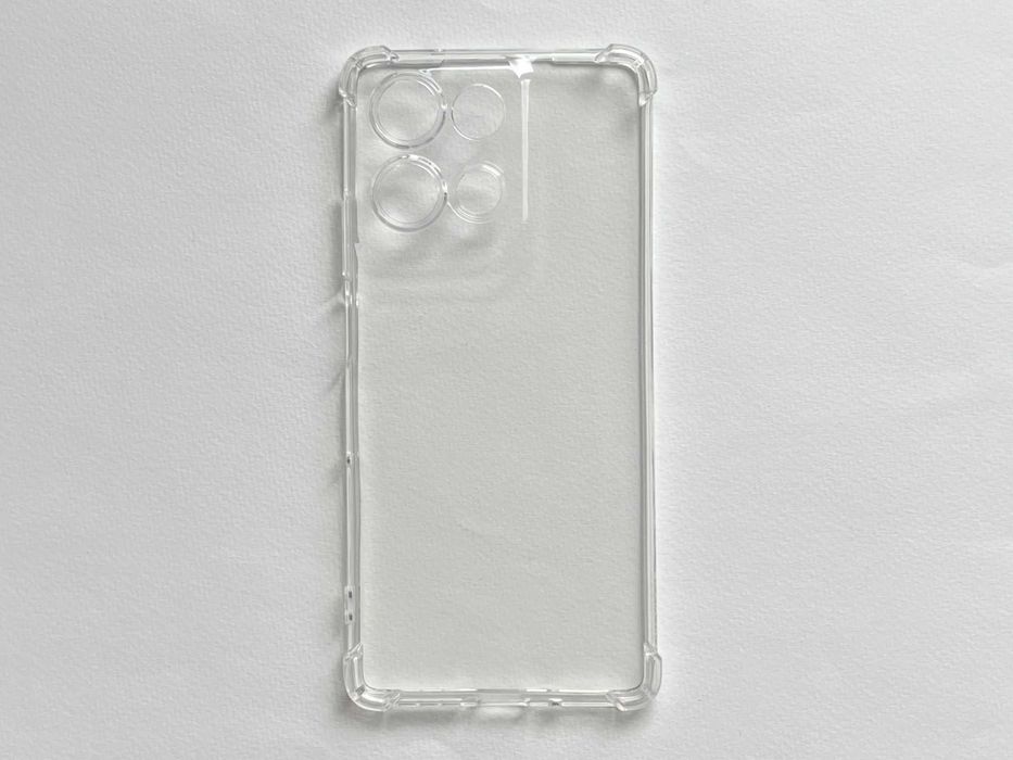 Motorola Moto G75 чохол прозорий силіконовий AirBag захисний чехол