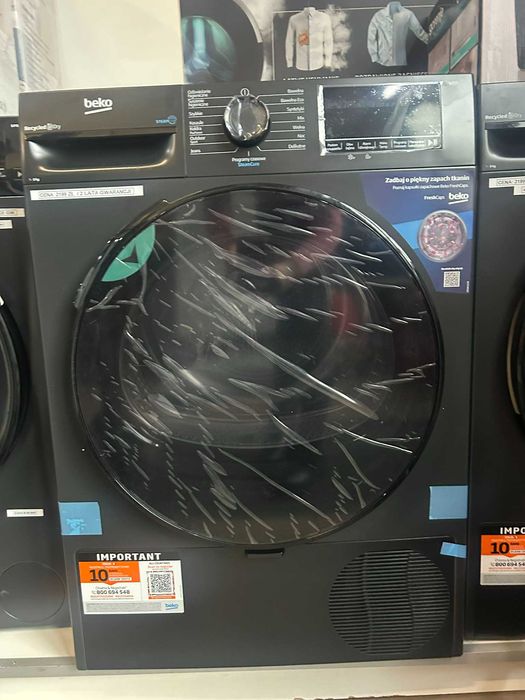 Suszarka Beko POMPA CIEPŁA Pojemna 9 kg Funkcja PARY