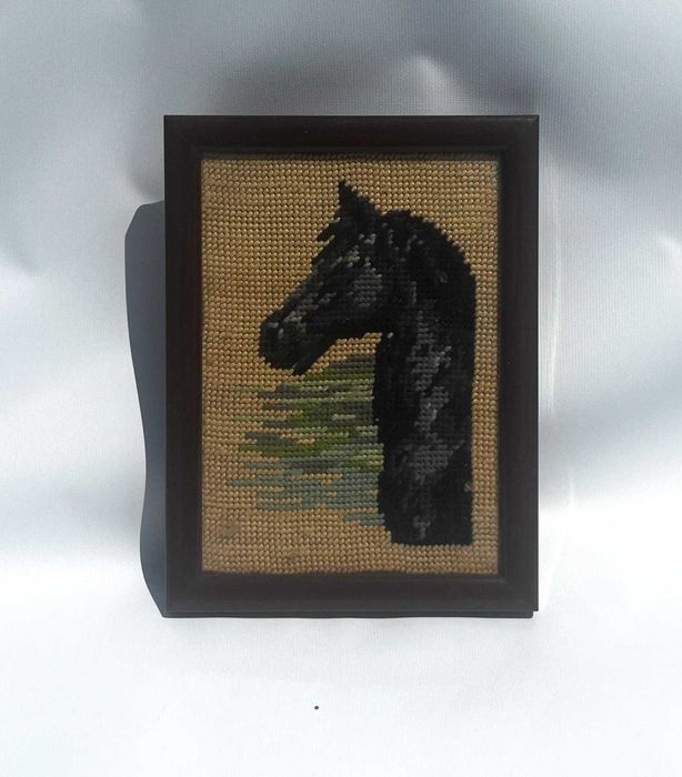 Quadro meio ponto cavalos