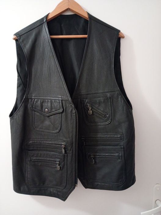 Kamizelka skórzana