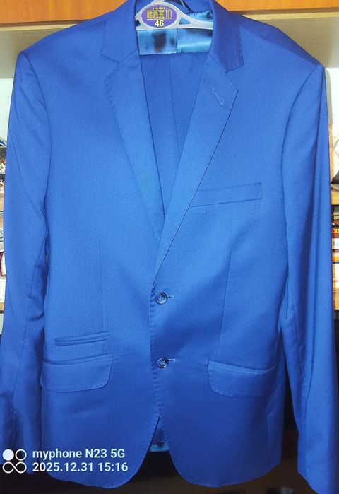 Garnitur męski, młodzieżowy 46/182 idealny na maturę