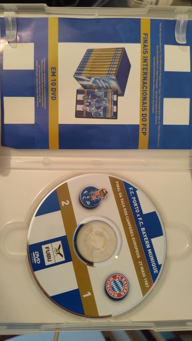 DVD do jogo futebol clube do Porto Bayern de Munique maio de 1987