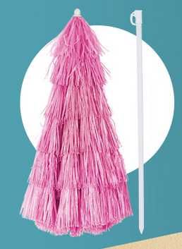 Guarda-sol chapéu de sol de palha havaiano praia, terraço ou esplanada