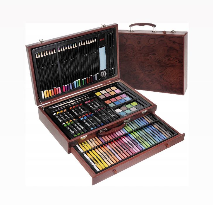 Zestaw do rysowania malowania 142 z walizka PREZENT