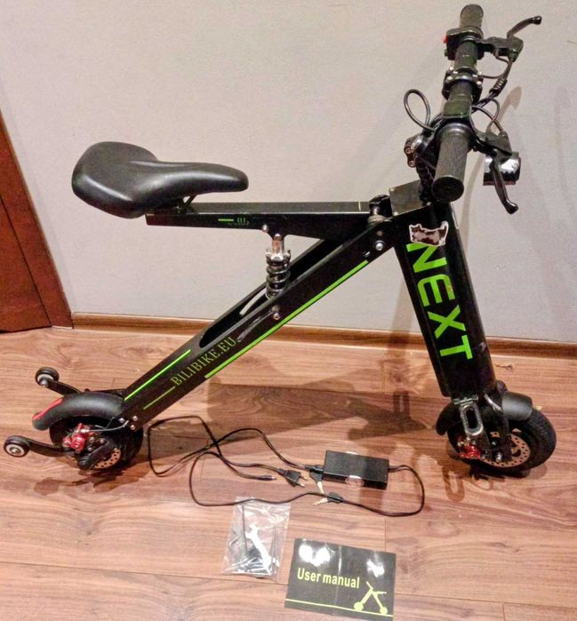 Mini skuter/hulajnoga elektryczna z siodełkiem BiliBike Next