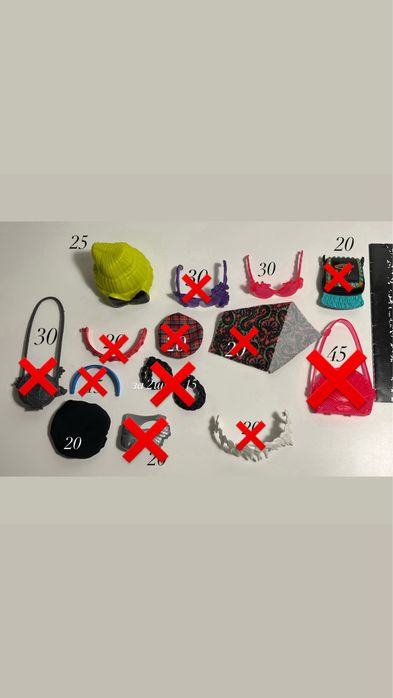 аксесуари для ляльок монстер хай accessories for monster high
