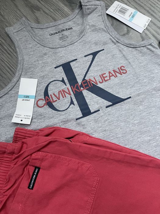 Дитячий костюм (майка, шорти), Calvin Klein, розмір на 5 років (110 см), НОВИЙ.