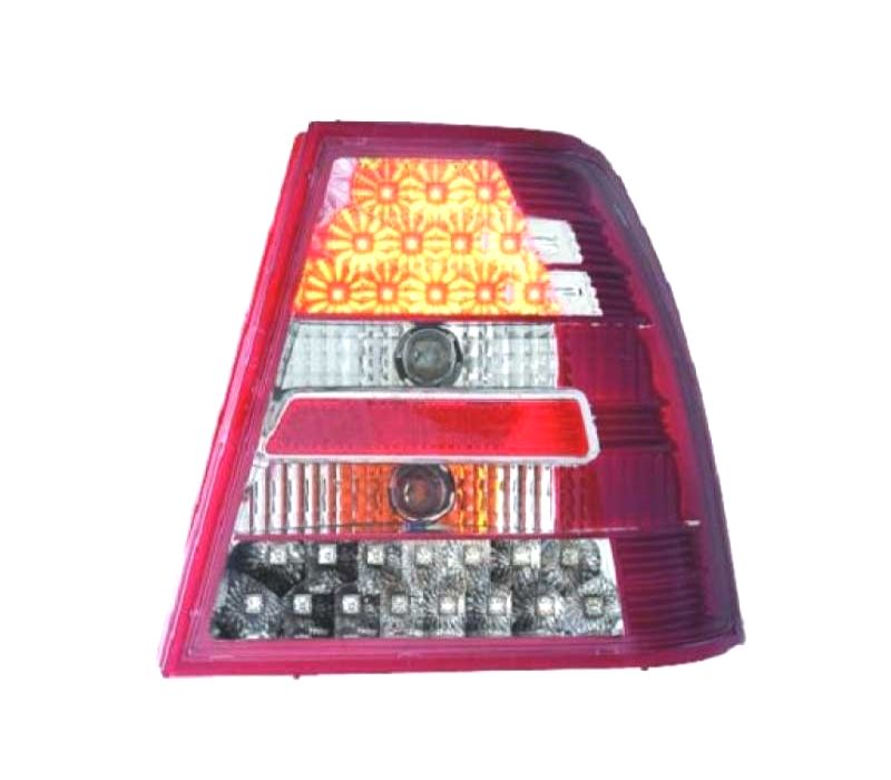 FAROLINS TRASEIROS LED VOLKSWAGEN VW BORA 98-05 FUNDO VERMELHO