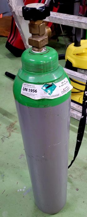 Butla 8l  co2 - argon mix do migomatu.