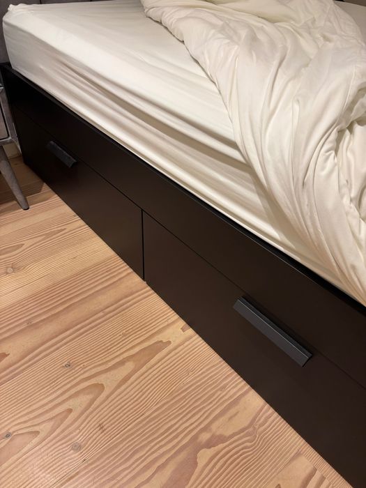 cama + estrado + colchão