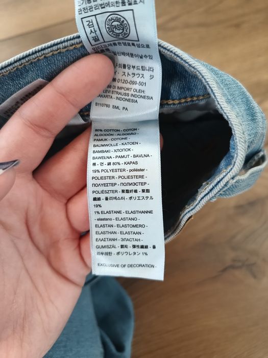 Jeansy dżinsy LEVIS 726 flare