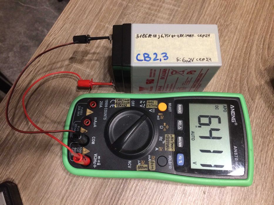 Якісний акумулятор AGM. свинцева батарея 6V 4.0Ah