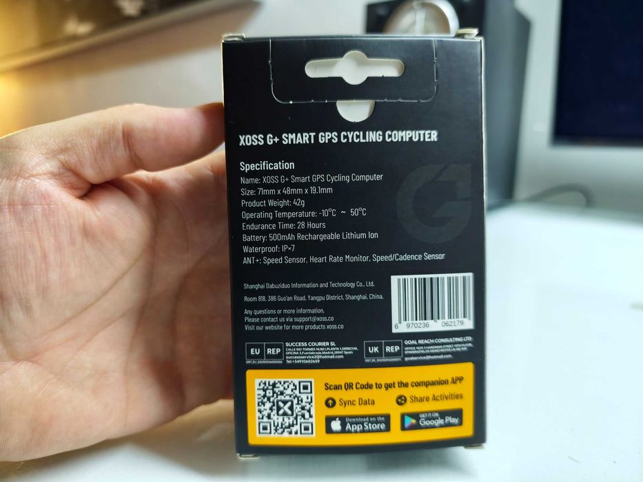 Computador de Bicicleta GPS XOSS GEN2 G+