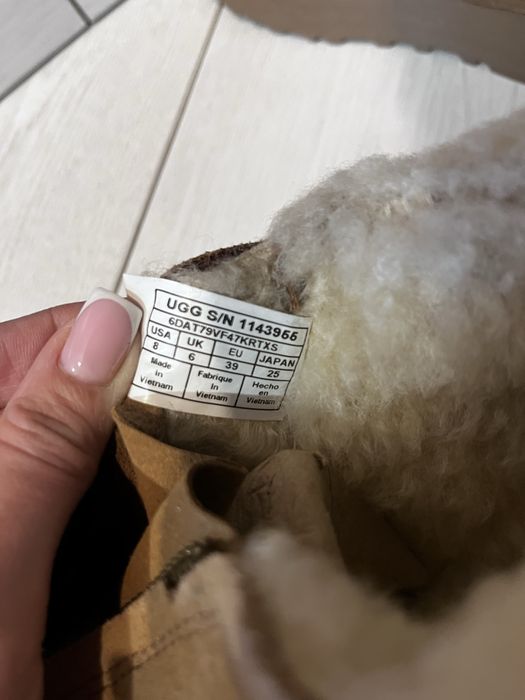 Уги жіночі UGG Funkette Boot Chestnut Suede р. 39 Коричневий