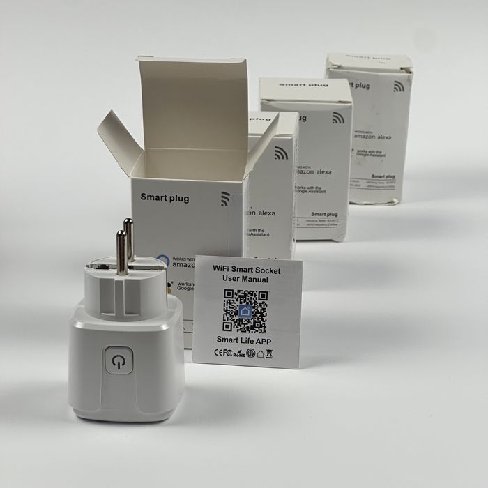 Розумна смарт Wi-Fi розетка 20A з лічильником електроенергії, таймером
