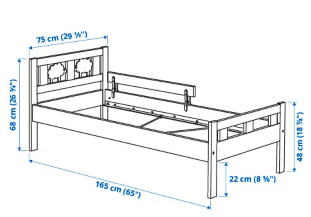 Cama criança IKEA com colchão