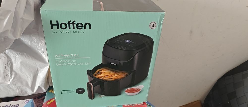 Nowy Air Fryer Hoffen 3,8Litra Czarny